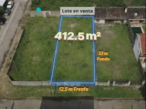 TERRENO EN VENTA DE 412.5 M² ZONA UNSE.