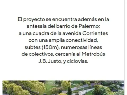 Departamento 2 ambientes con 1 baño