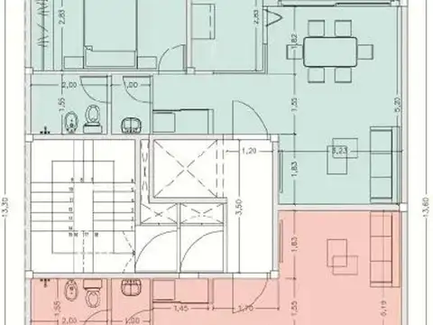 Departamento en Venta de 2 ambientes