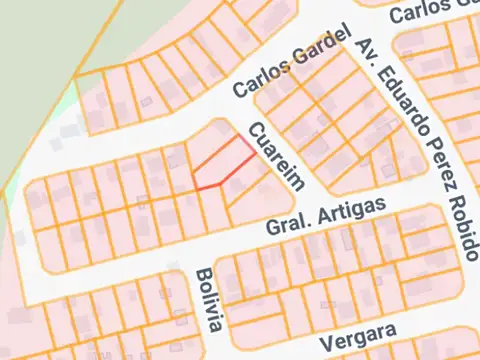 Calle Cuareim entre Carlos Gardel y Tomás Gomensoro 100
