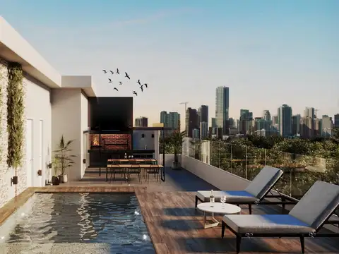 Departamento 3 ambientes con 2 baños