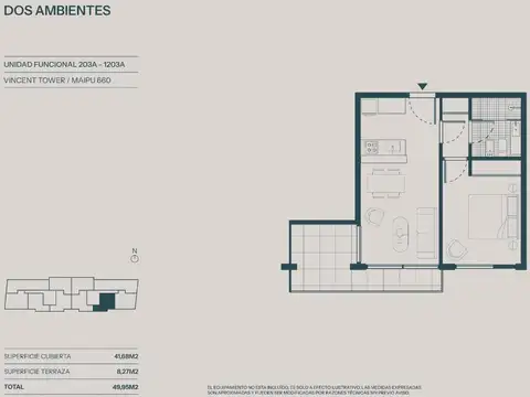 Departamento en Venta Apto profesional