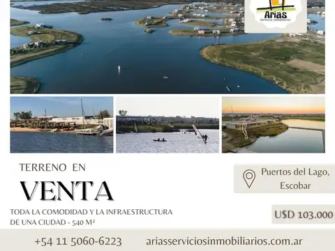 LOTES A LA VENTA EN PUERTOS ESCOBAR