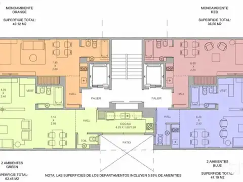 Departamento en Venta de Monoambiente
