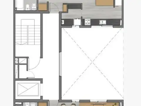 Departamento en Venta de 1 dormitorio