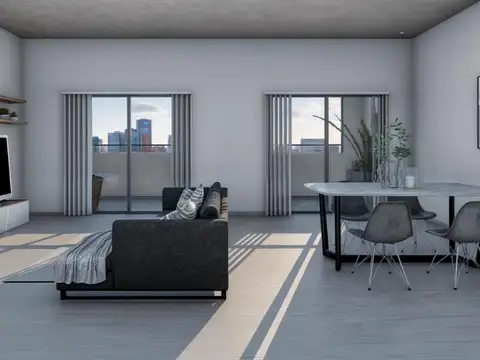 Departamento 2 ambientes con 1 baño