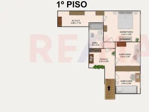 Depto Tipo Casa en Venta de 6 ambientes