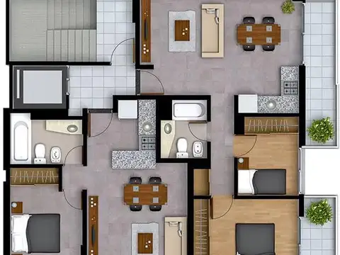 Departamento en Alquiler de 2 dormitorios