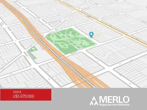 Terreno en Venta 34  mts Fondo