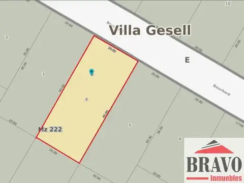 Calle 30 (Bouchard) y San Clemente del 100