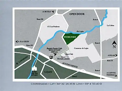 Lote al golf en Everlinks Lujan!