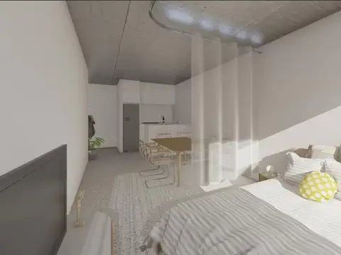 Departamento Monoambiente con 1 baño