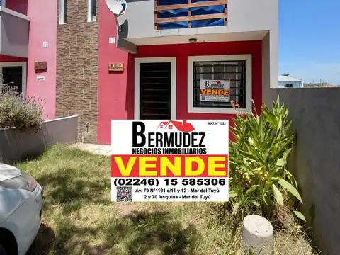 Casa en Venta en Mar del Tuyu, Partido de La Costa