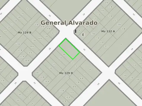 Terreno en Venta 34  mts Frente