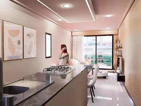 Departamento de dos dormitorios con terraza - Ituzaingo 1200 - Venta en pozo