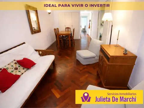 Excelente departamento de 2 ambientes en ubicación privilegiada de Recoleta