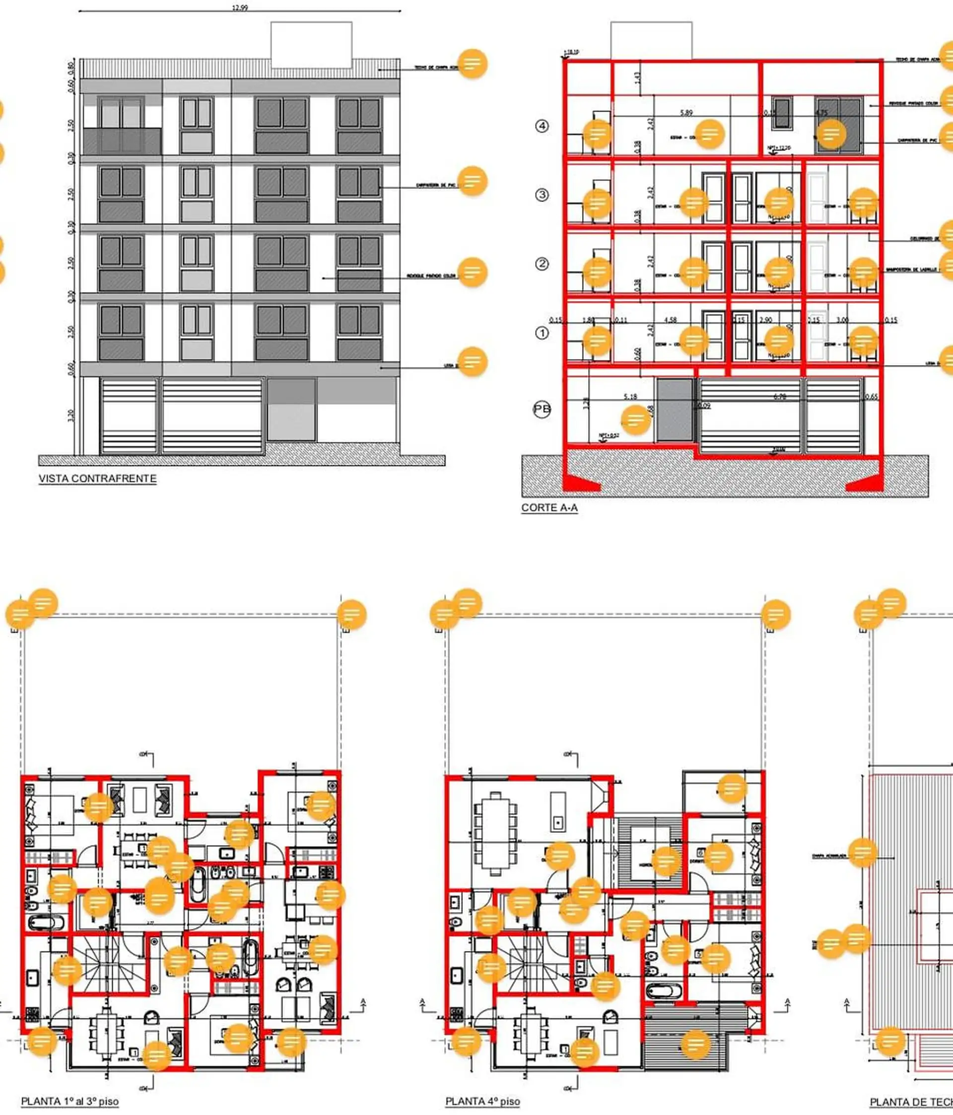 Edificio en Pozo, Departamentos de 2 amb. La Perla