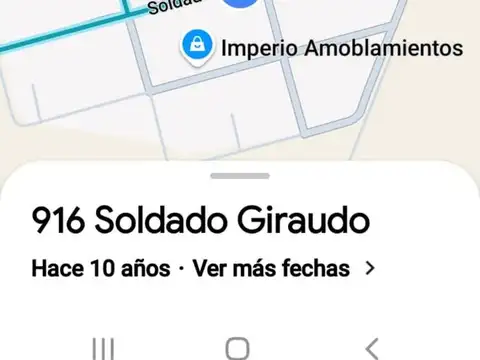 Terreno.Sdo Giraudo 924.. Cer/ paredones 600 mts  