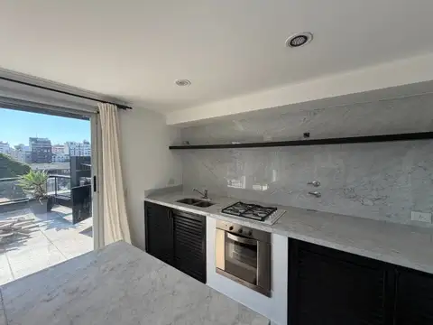 Departamento 2 ambientes con 2 baños