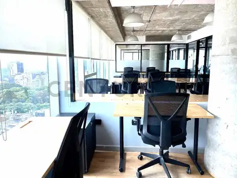 Oficina 5 ambientes con 4 baños
