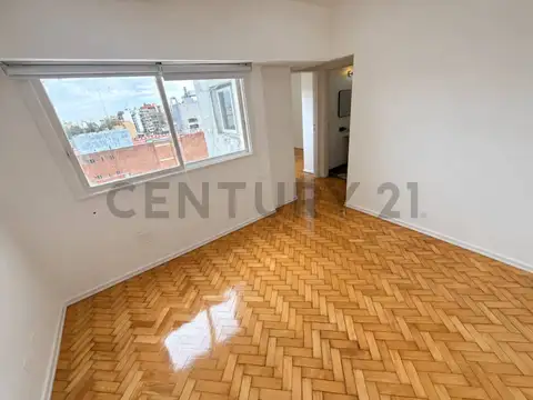 Alquiler departamento 2 ambientes con vista abierta en villa gral. mitre
