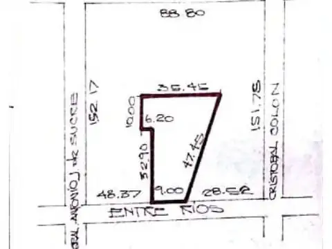 Terreno en Venta de 880,0 m2