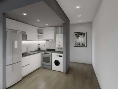 Departamento 2 ambientes con 1 baño