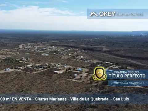 Lote en Venta en Sierras Marianas, 1490 m2