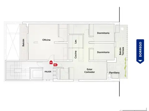 Departamento en Venta de 2 dormitorios