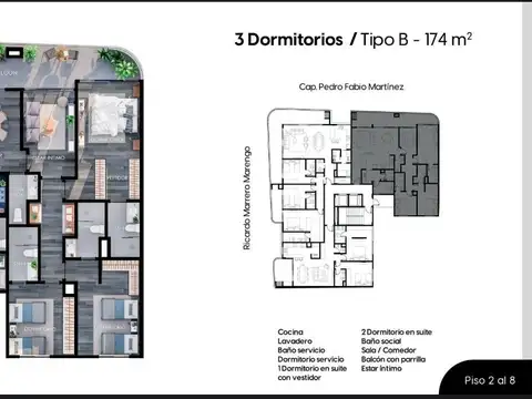 Departamento en Venta de 3 dormitorios