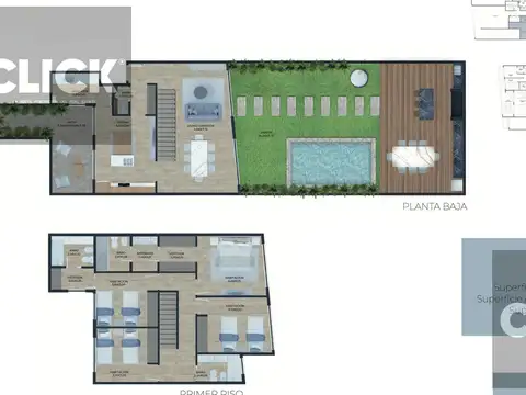 Venta - Departamento 5 ambientes tipo casa con jardín - Colegiales
