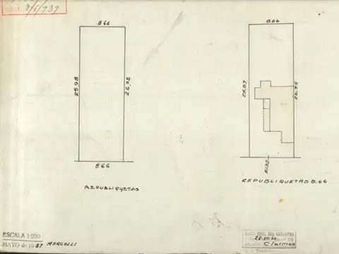 Lote en Venta, Saavedra