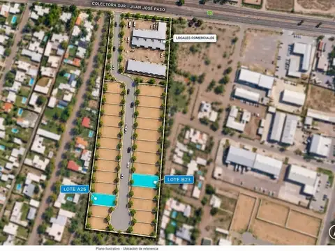Venta 2 Lotes Barrio Privado, Carrodilla