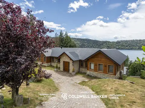 Residencia premium con acceso al lago y vistas panorámicas excepcionales  Valle Escondido Bariloche