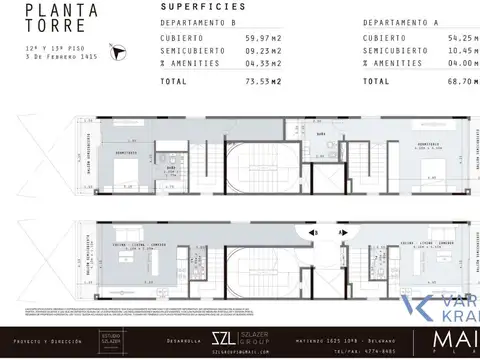 Departamento en Venta de 2 ambientes