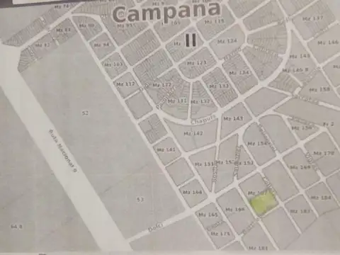 Lote en esquina a 400 m. de RN n° 9