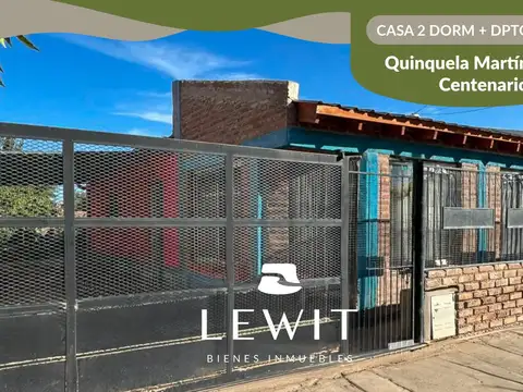 VENTA CASA | 2 DORM   DPTO | CENTENARIO
