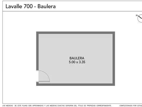 Departamento 2 ambientes con 1 baño