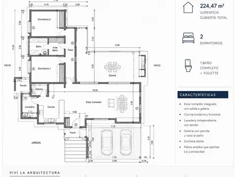 Casa en Venta de 2 dormitorios