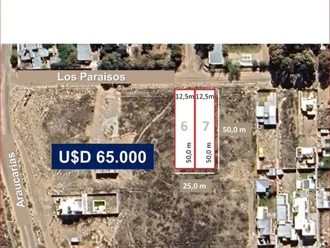 Terreno -Los Robles 3  calle Los Paraisos Robles 3