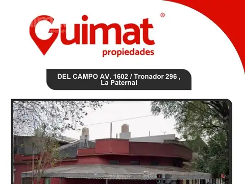DEL CAMPO AV. 1602/ TRONADOR al 200