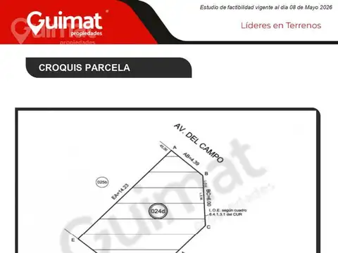 Terreno en Venta de 112,0 m2