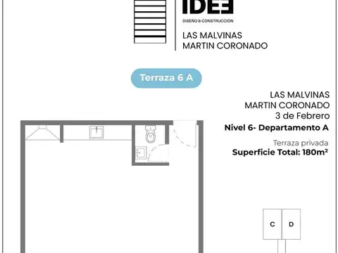 Departamento en Venta de 3 ambientes
