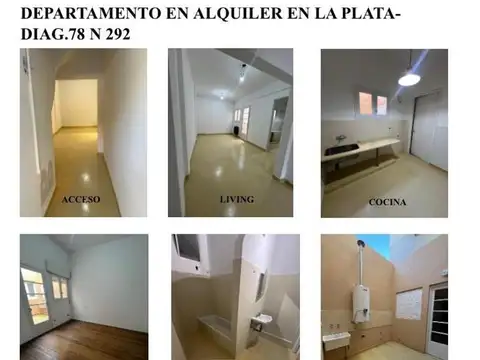 DEPARTAMENTO 1 DORMITORIO EN ALQUILER DIAG 78 E DIAG 79 y 4