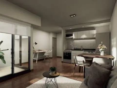 Departamento 2 ambientes con 1 baño