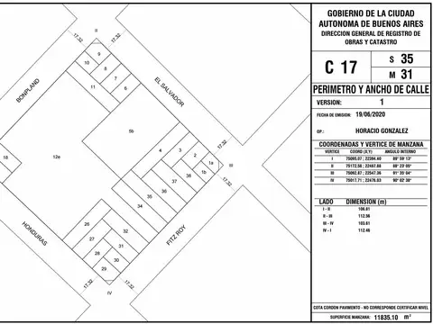 Terreno Lote  en Venta en Palermo, Capital Federal, Buenos Aires