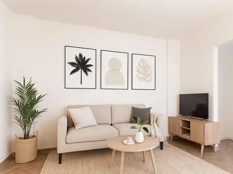 Departamento de 2 ambientes con patio Flores