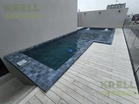 Departamento 2 ambientes con 2 baños