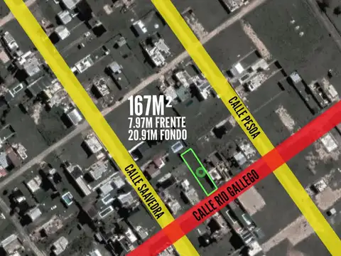 Terreno en venta - 167mts2 - San Vicente