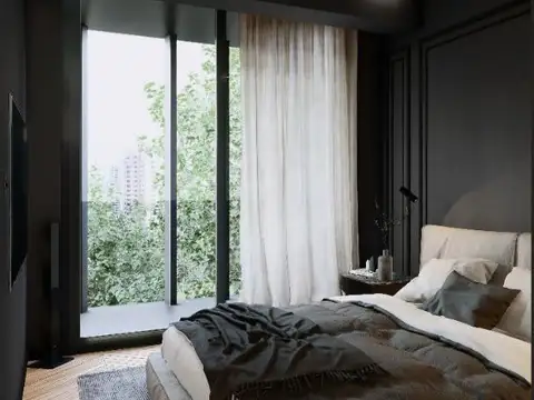 Departamento 2 ambientes con 2 baños
